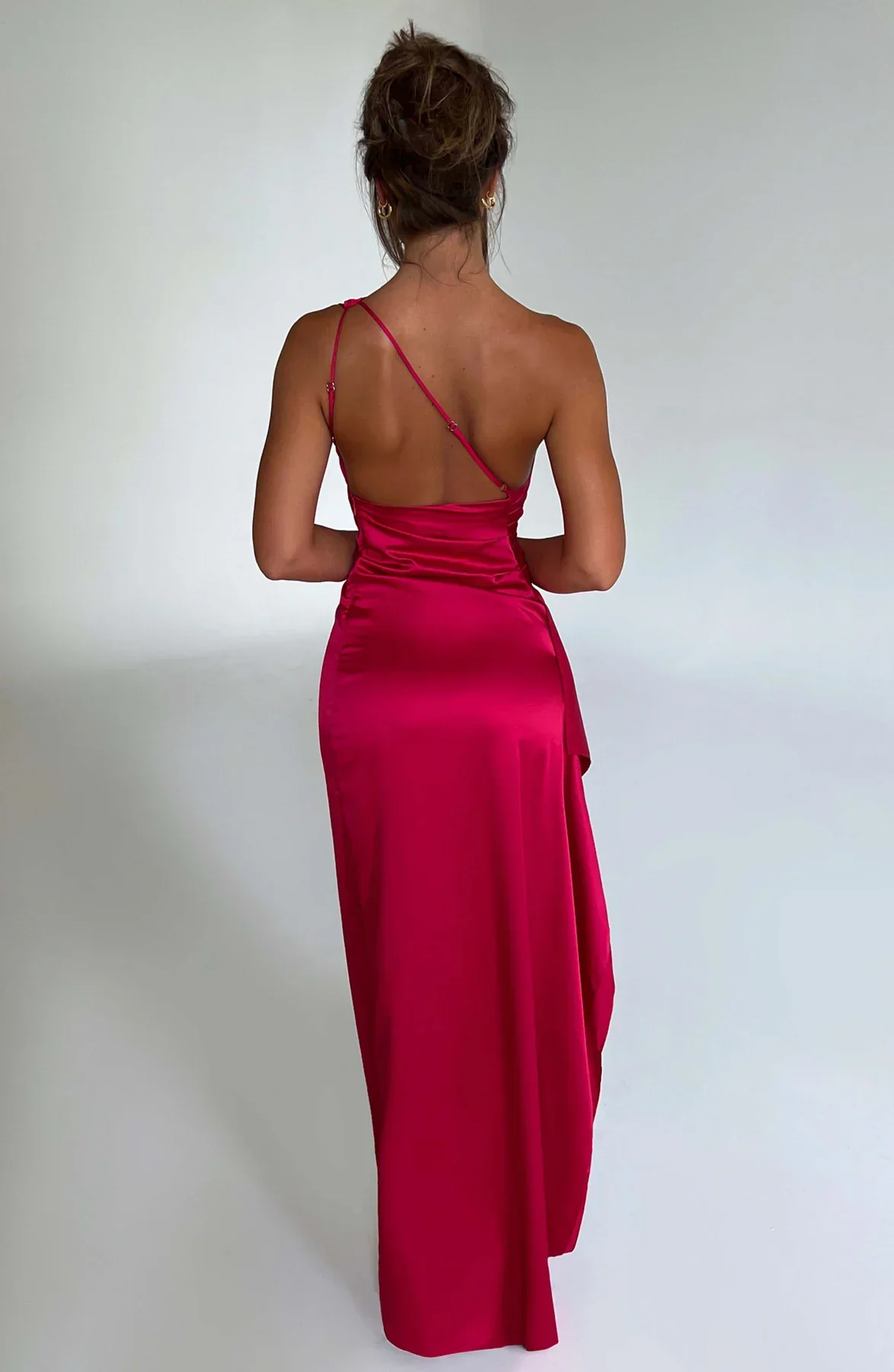 Naïs | Asymmetrical Long Evening Dress with Slit