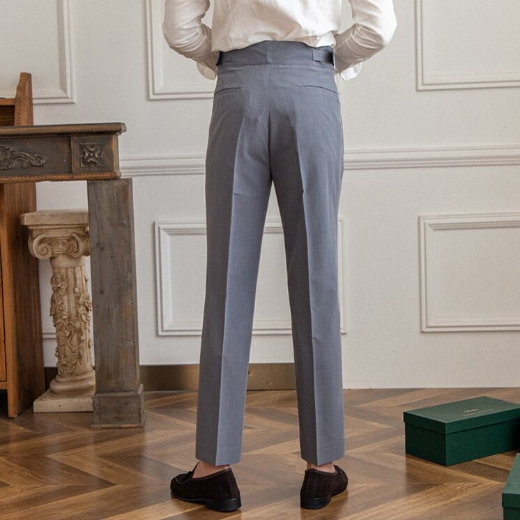 Axel | Férfi Magas Derék Nadrág – Klasszikus és Modern Elegancia