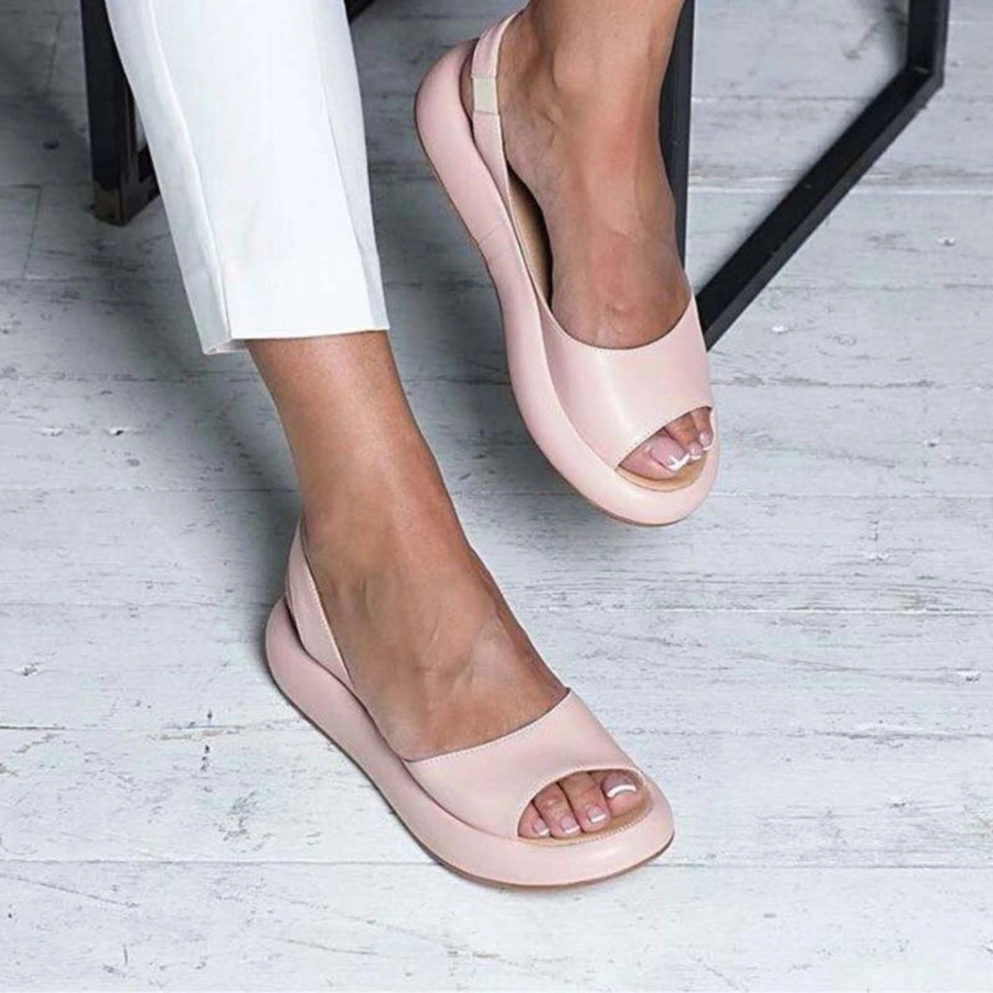 Axelle | Chic Sandaler for Damer – Renset Stil for Hverdag