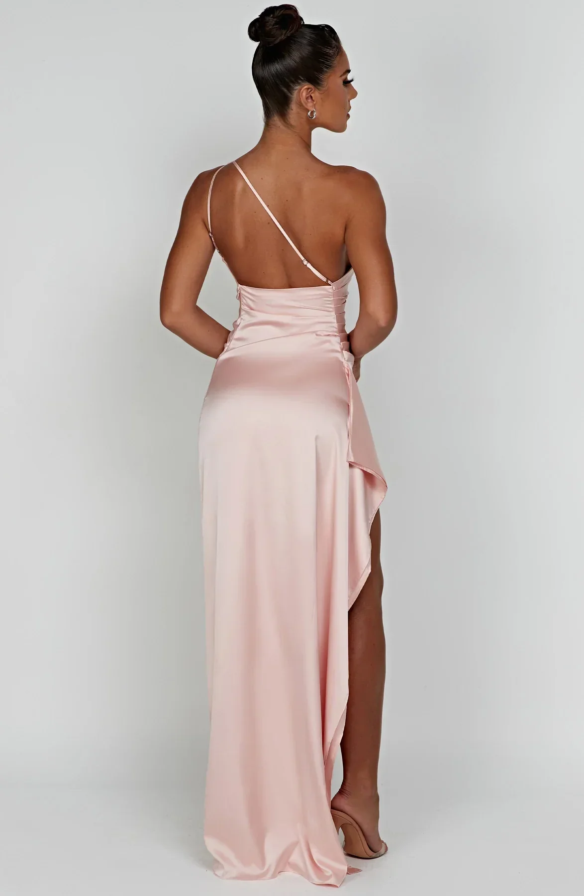 Naïs | Asymmetrical Long Evening Dress with Slit