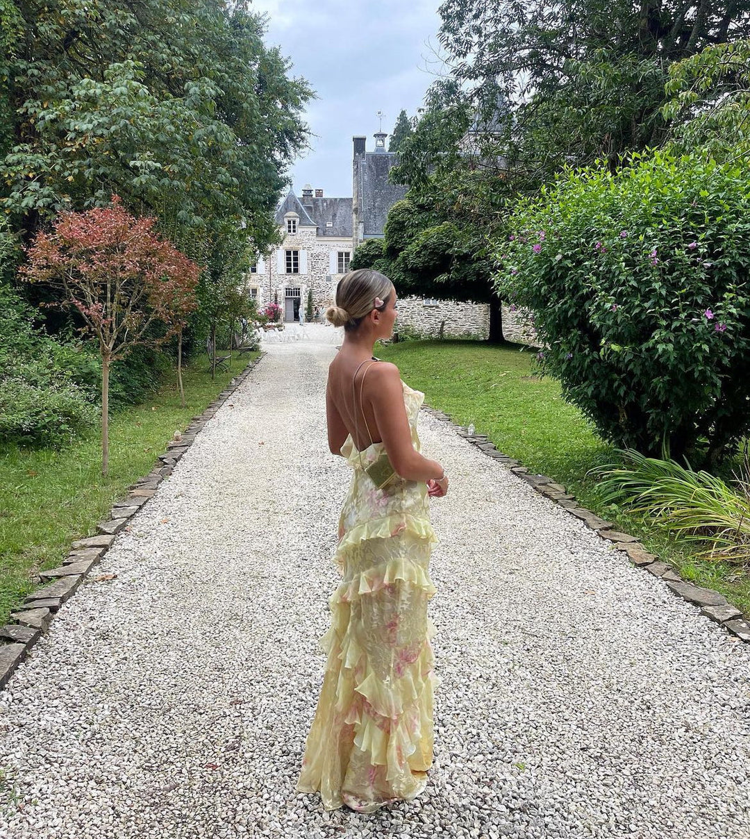 Sophie | Maxi Kjole Med Volanger – Romantisk Elegance Og Lethed