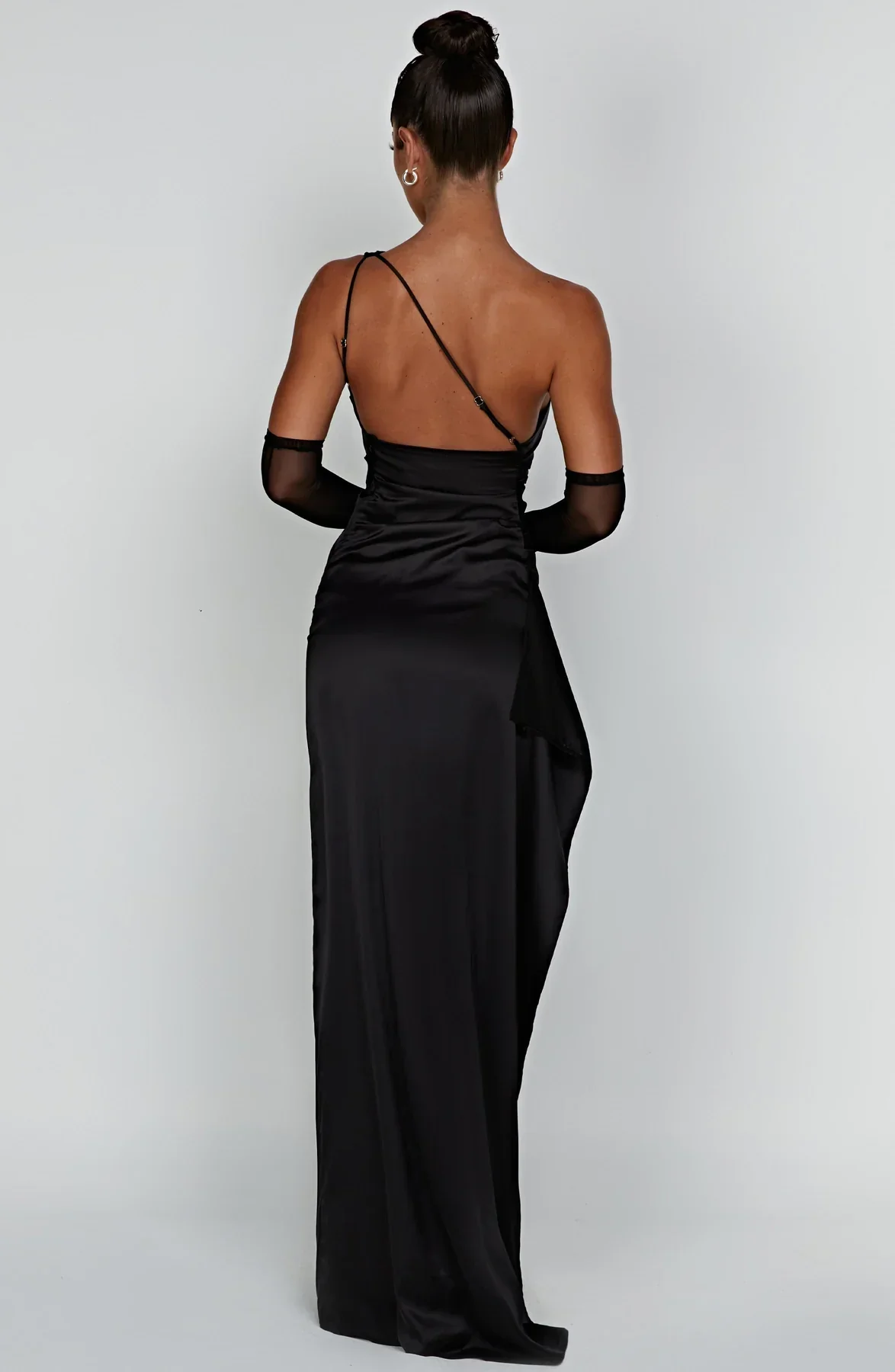 Naïs | Asymmetrical Long Evening Dress with Slit