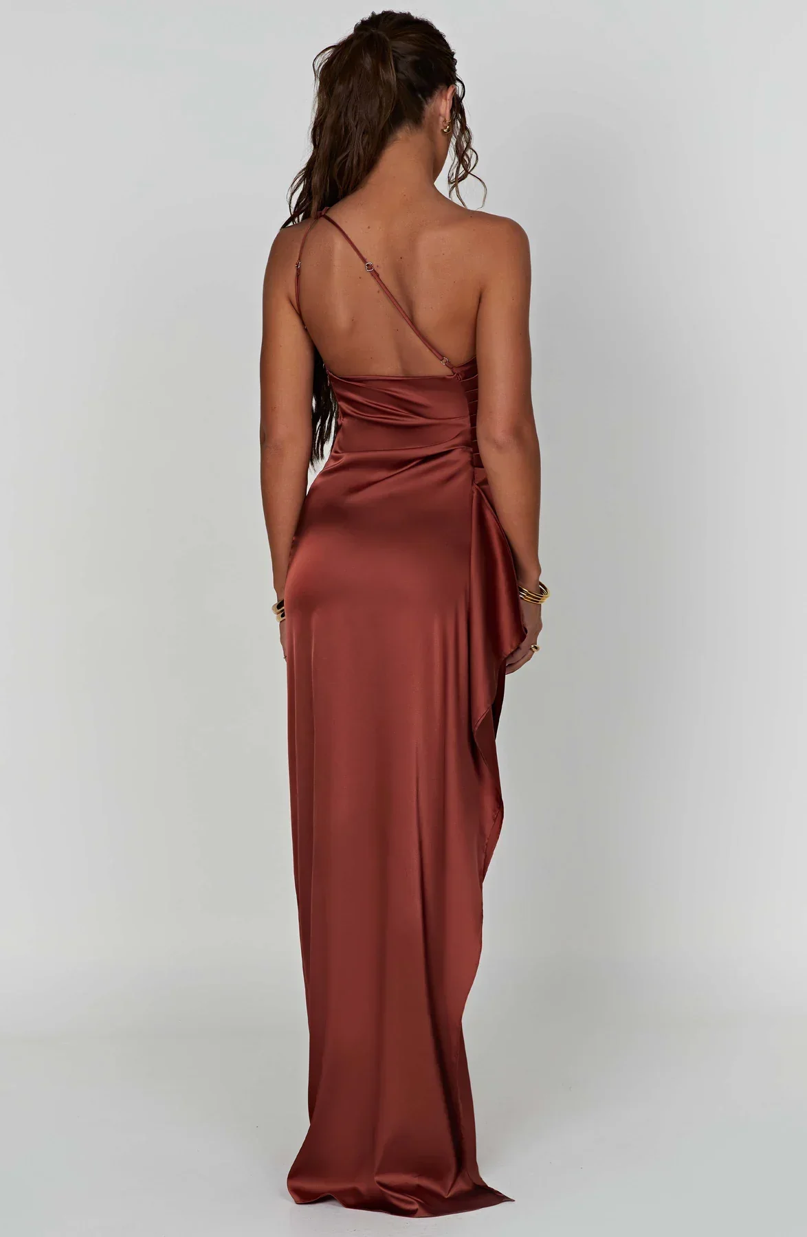 Naïs | Asymmetrical Long Evening Dress with Slit