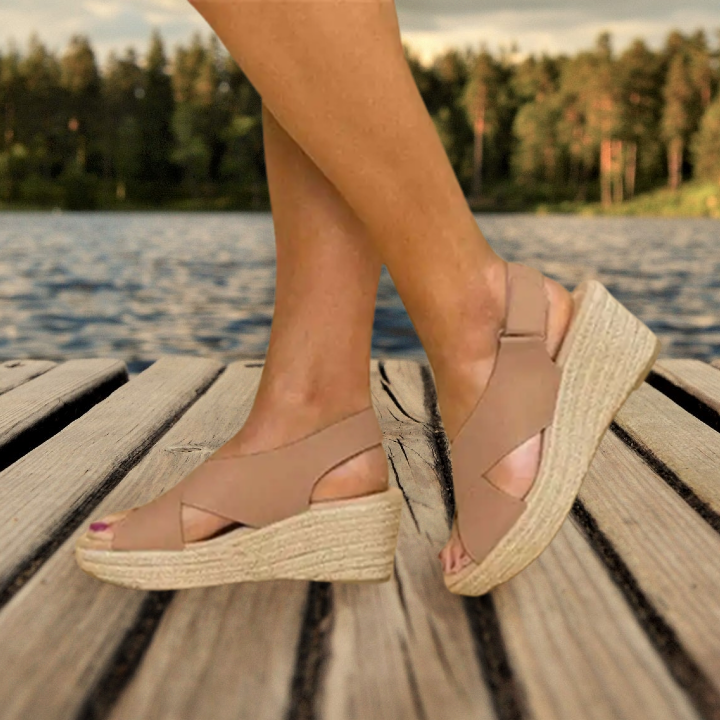 Yamila | Sandalen für Damen – Kreuzdesign und schicker Look