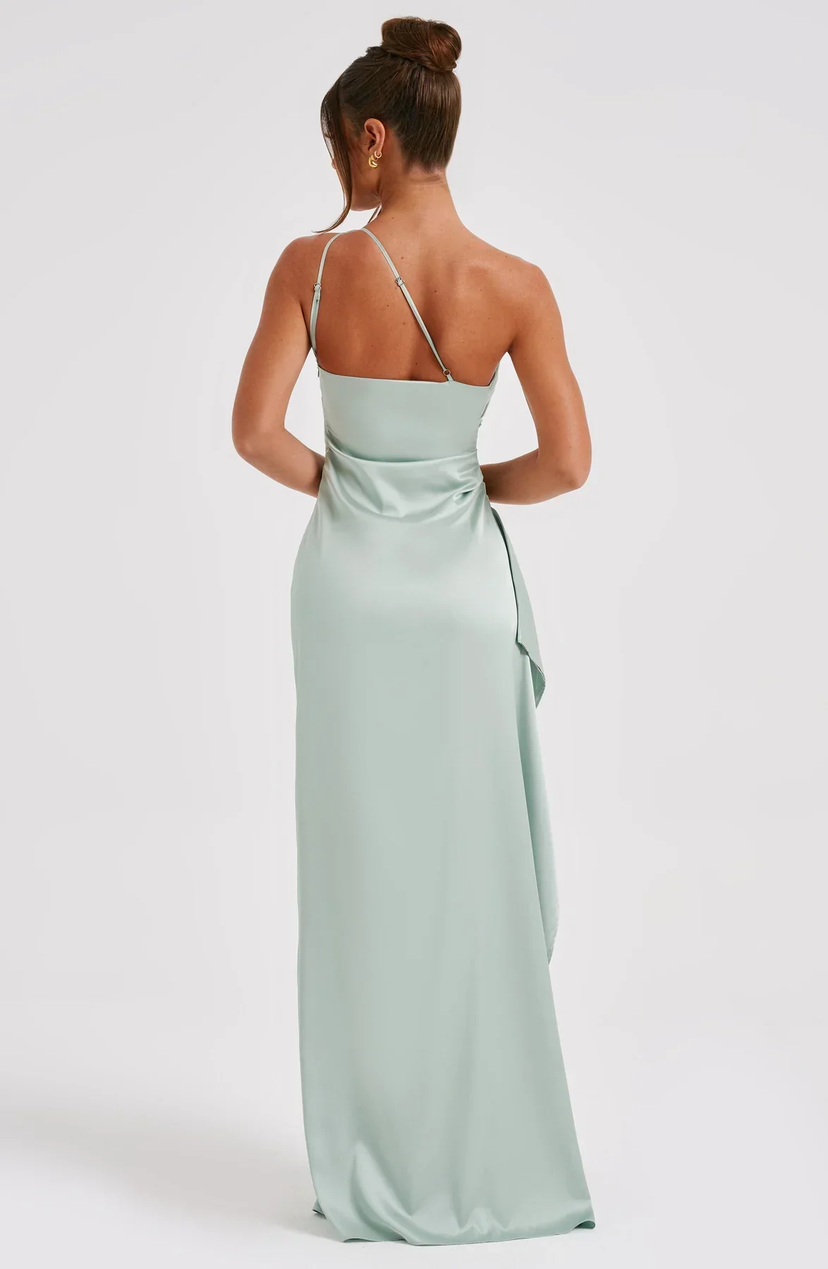 Naïs | Asymmetrical Long Evening Dress with Slit