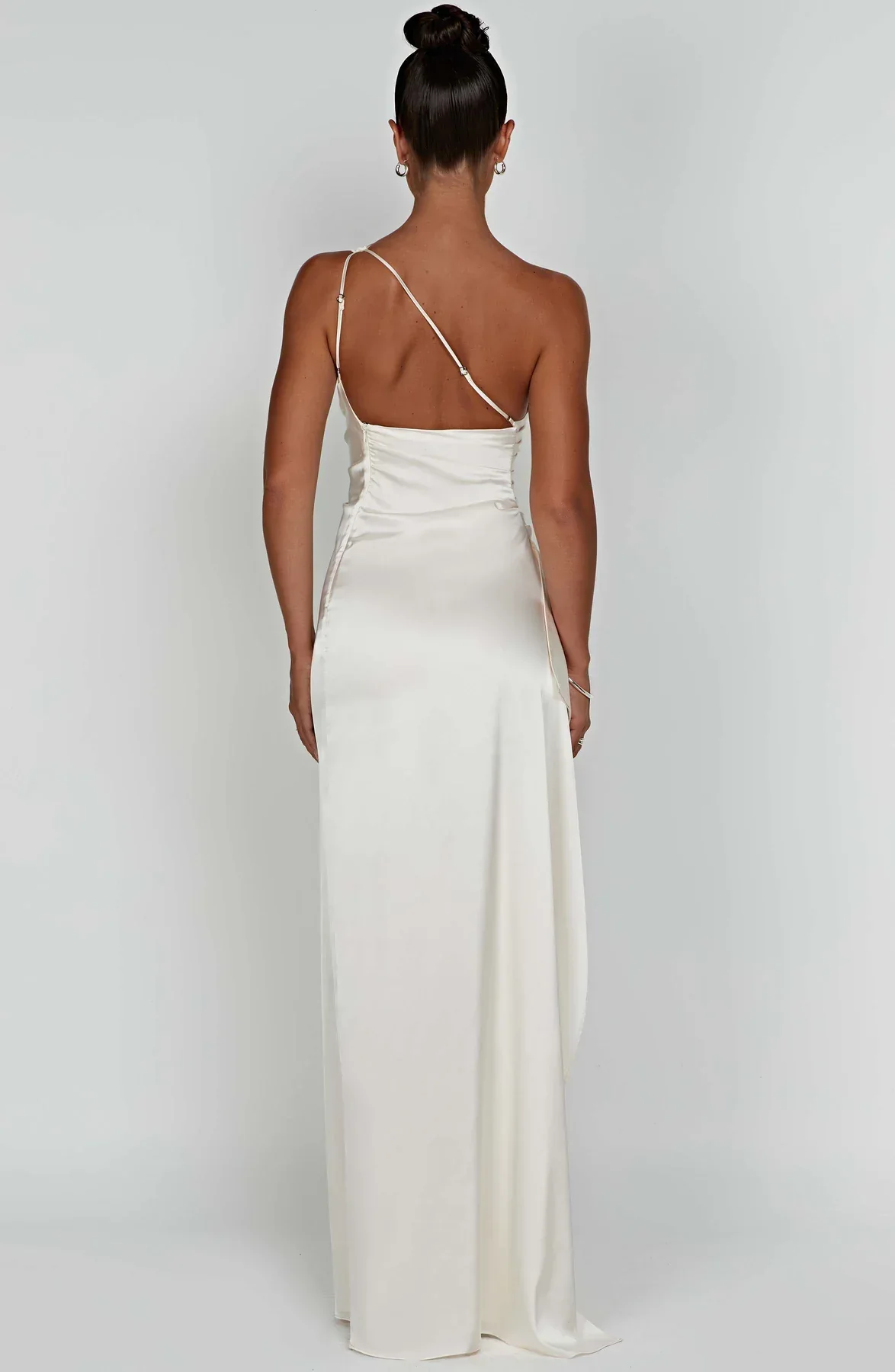 Naïs | Asymmetrical Long Evening Dress with Slit