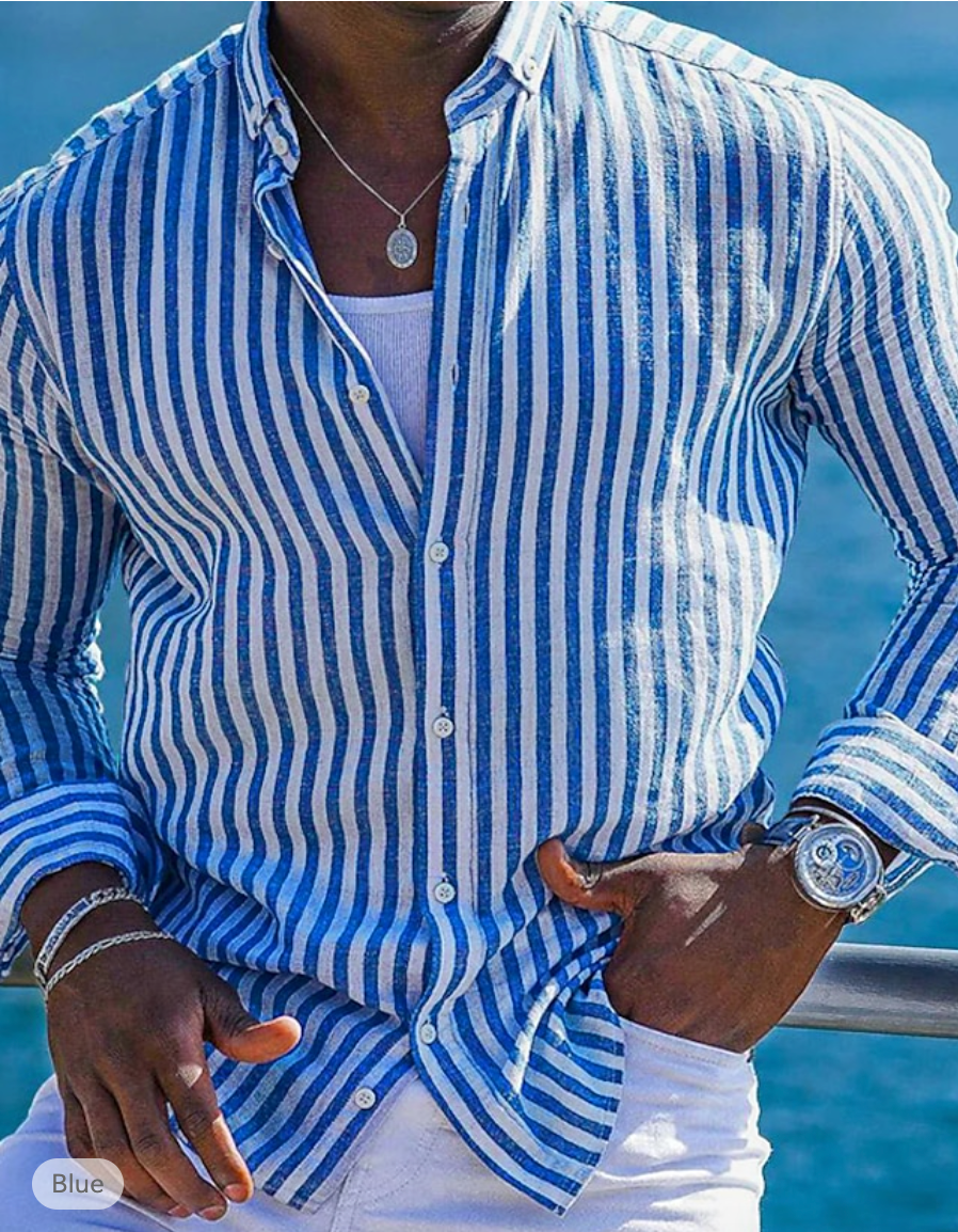 Johan | Camisa Elegante a Rayas