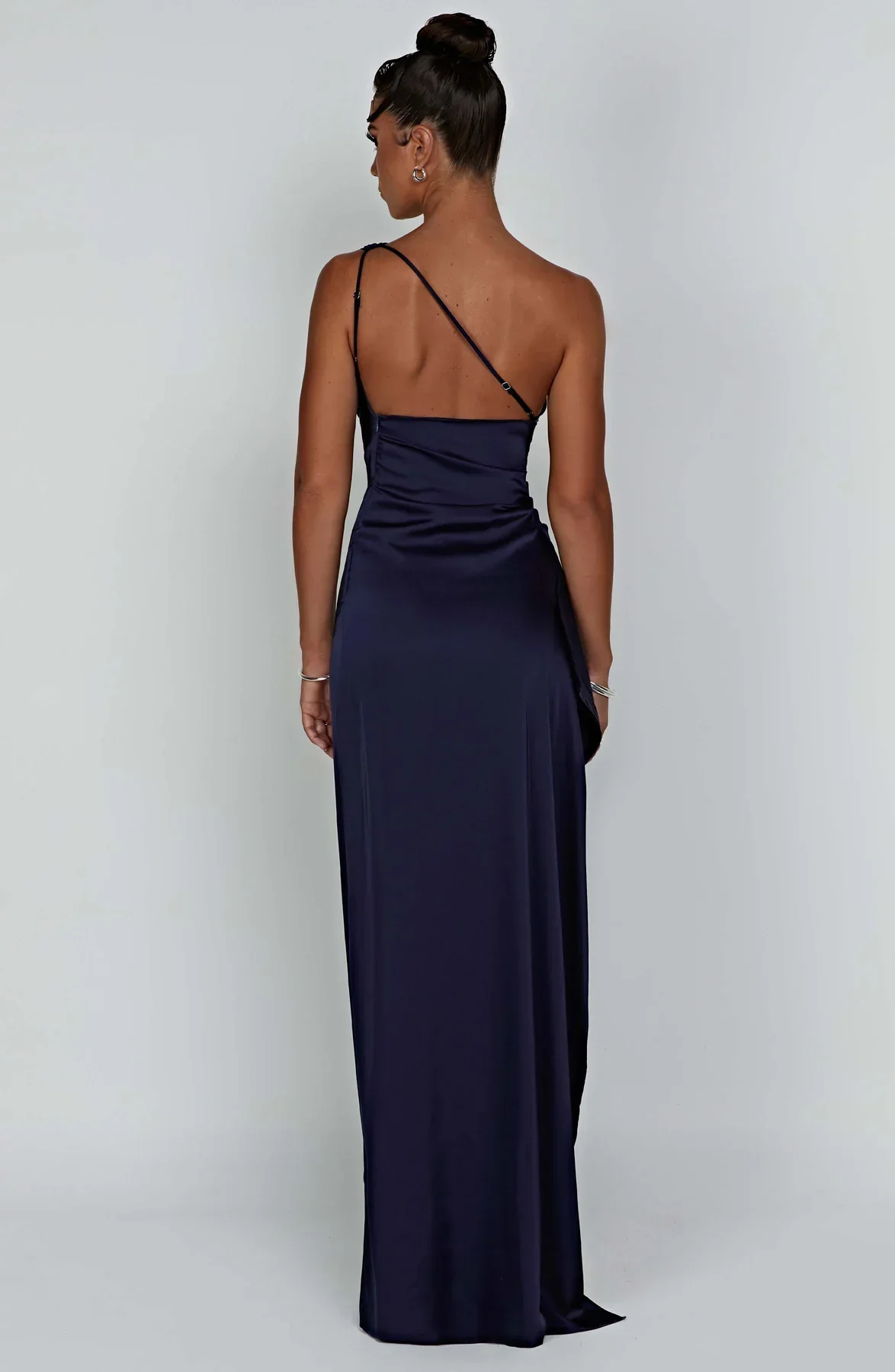 Naïs | Asymmetrical Long Evening Dress with Slit