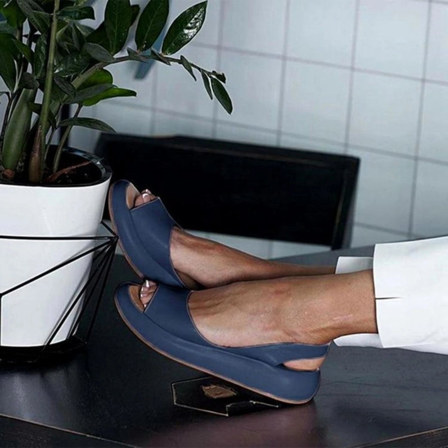 Axelle | Chic Sandaler for Damer – Renset Stil for Hverdag