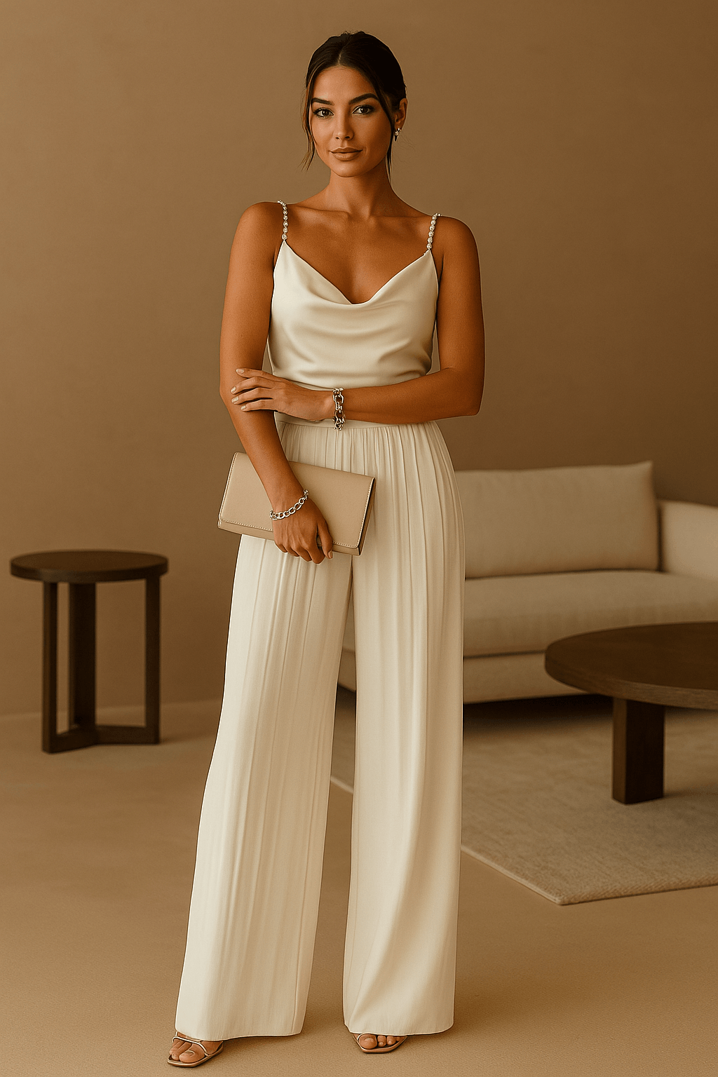 Françoise | Kombinéza Nohavice Žena – Elegancia a Moderný Štýl