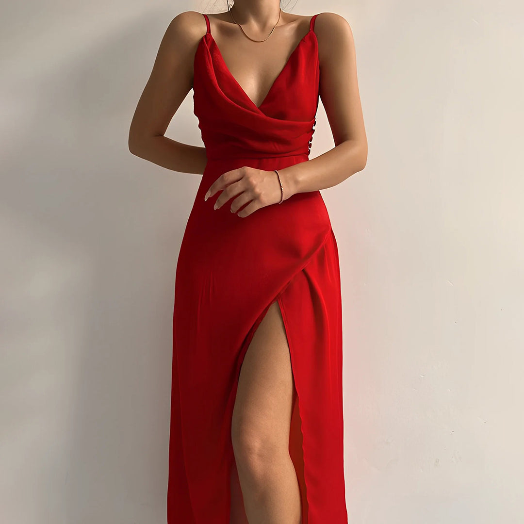 Séraphine | Abito Chic a Spalline – Per un Look Seducente e Raffinato 