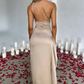 Naïs | Asymmetrical Long Evening Dress with Slit 