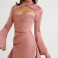 Paulette | Cocktail Dress With Cutout and Long Sleeves 