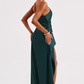Naïs | Asymmetrical Long Evening Dress with Slit 