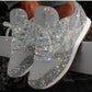 Wiam-Pink | Shiny Casual Shoes – Everyday Style with a Sparkling Touch 