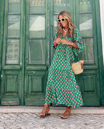 Paloma | Vestido Largo Amplio - Look Estival y Relajación Total 