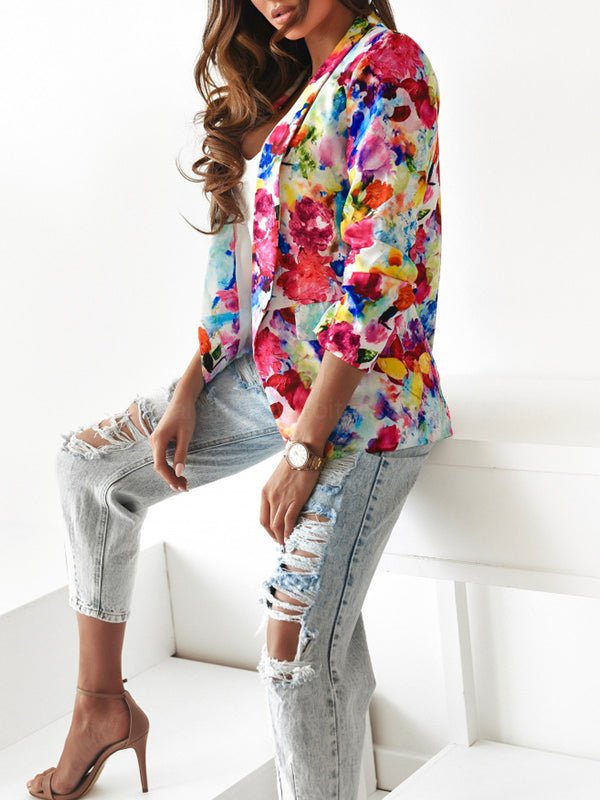 Josephine | Colored Jacket – Trendy and Dynamic Elegance 