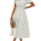 Sophie | Bohème Chic Kleid mit kurzen Ärmeln 