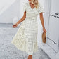 Sophie | Bohème Chic Kleid mit kurzen Ärmeln 