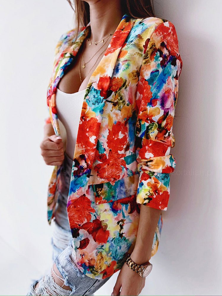 Josephine | Colored Jacket – Trendy and Dynamic Elegance 