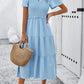 Sophie | Bohème Chic Kleid mit kurzen Ärmeln 