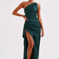Naïs | Asymmetrical Long Evening Dress with Slit 