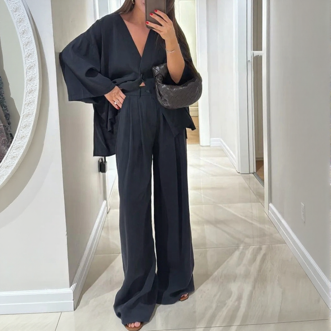Lucie | Ansamblu Relaxat – Stil Confortabil în Viața de Zi cu Zi 