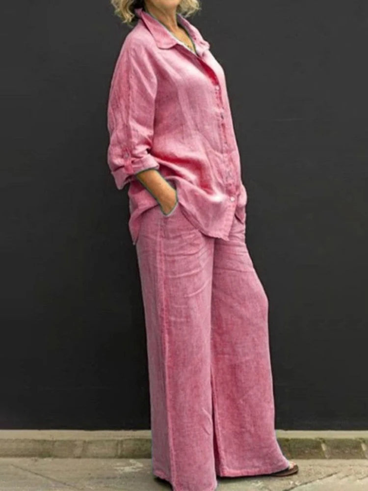 Gwendoline | Conjunto Abotonado Mujer – Corte Oversize y Tendencia 