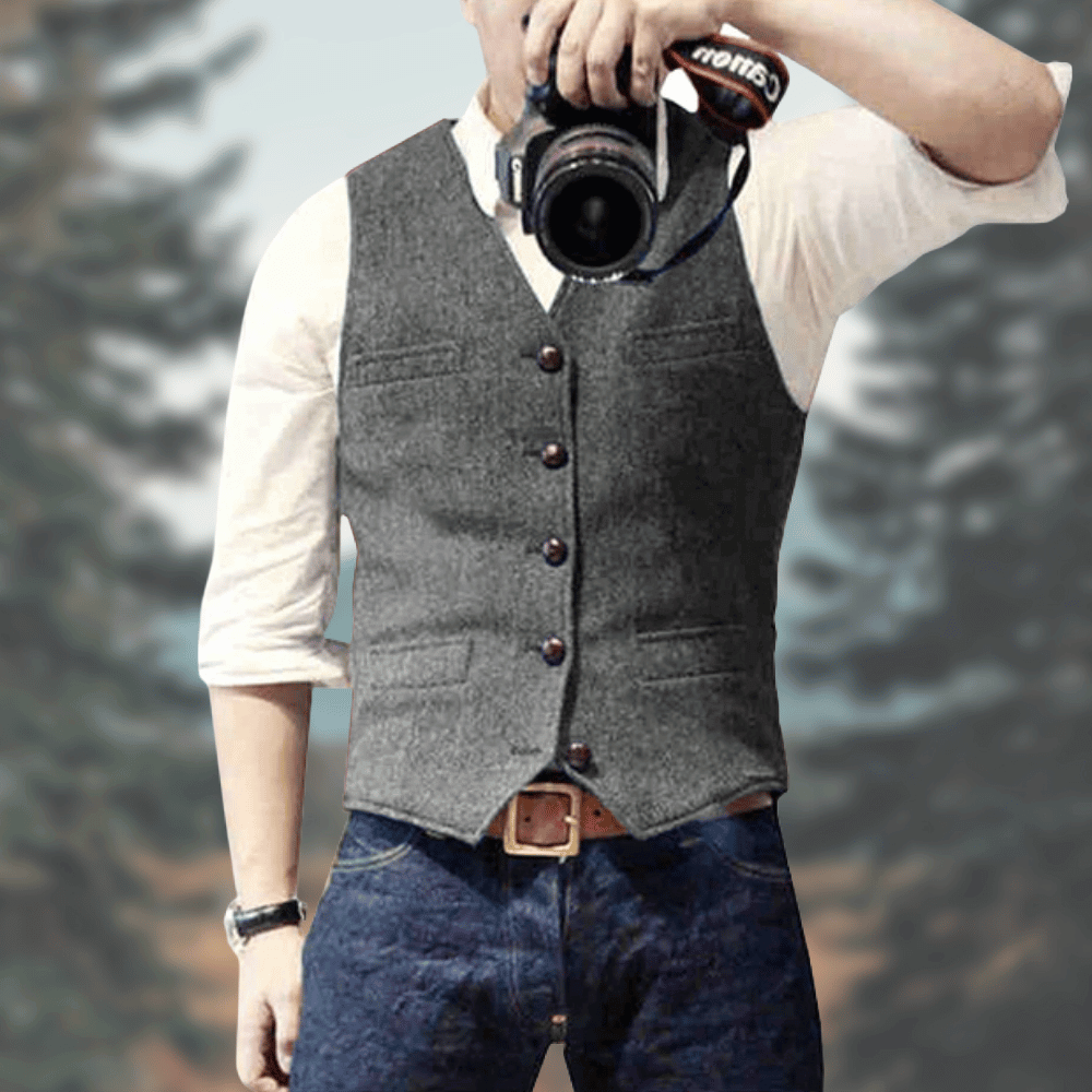 Alvin | Gilet Regolabile Senza Maniche Per Un Look Chic 