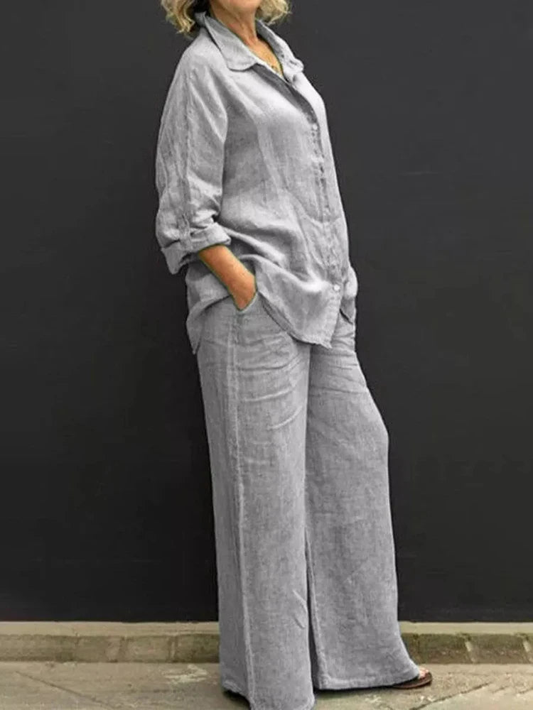 Gwendoline | Conjunto Abotonado Mujer – Corte Oversize y Tendencia 
