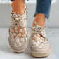 Bernice | Atmungsaktive Schuhe – Blumengewebe und Eleganz 