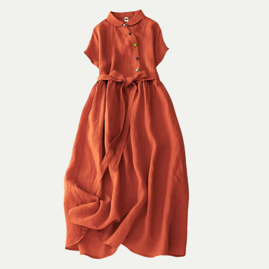 Fernande | Abito Elegante Bohemien – Dolcezza Letteraria e Taglio Femminile 