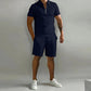 Brayan | Set Polo și Șort Bărbați 