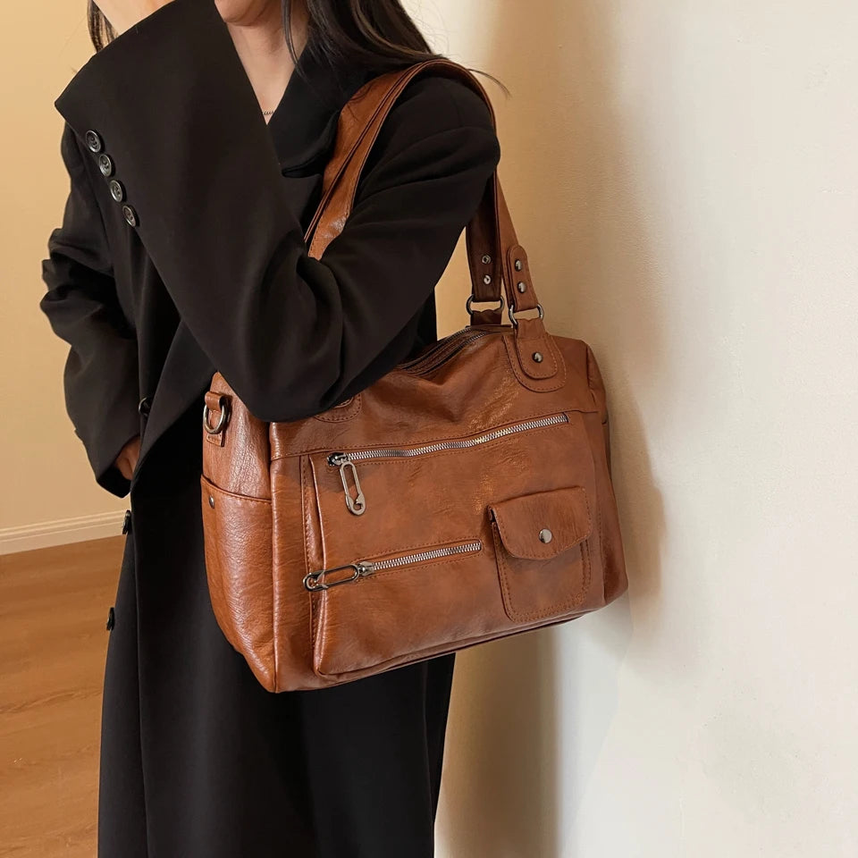 Amaya | Geantă de curs cu umăr – Eleganță și confort zilnic 