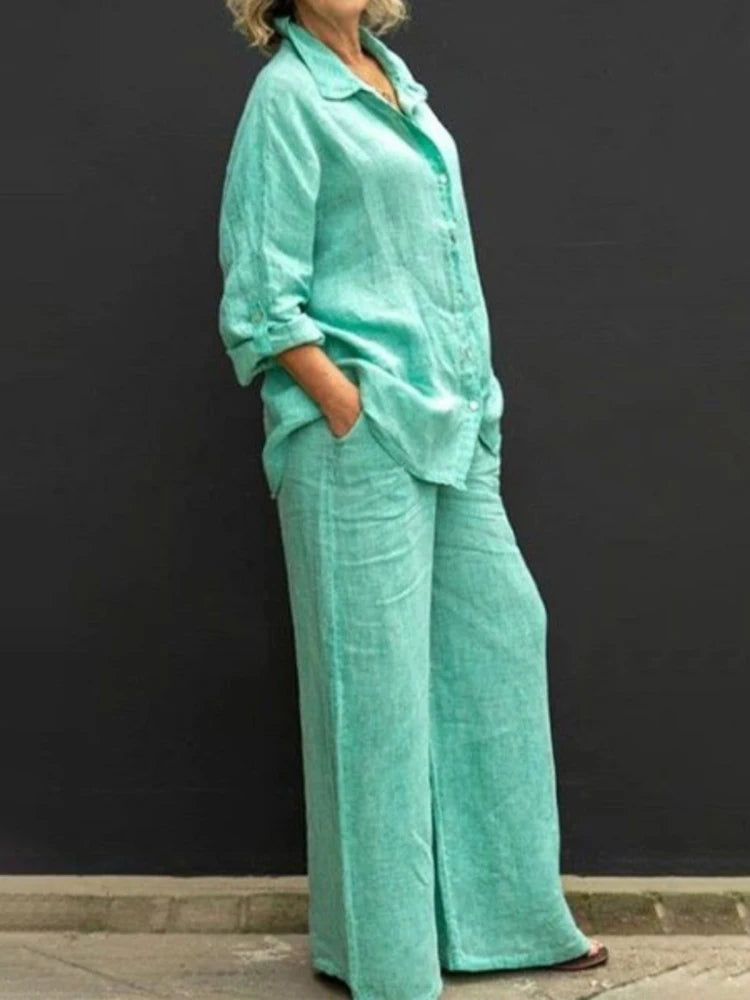 Gwendoline | Conjunto Abotonado Mujer – Corte Oversize y Tendencia 