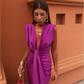Penelopa | Dlhé šaty s uzlom – Elegancia a zmyselný dotyk 
