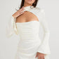 Paulette | Cocktail Dress With Cutout and Long Sleeves 