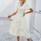 Sophie | Bohème Chic Kleid mit kurzen Ärmeln 