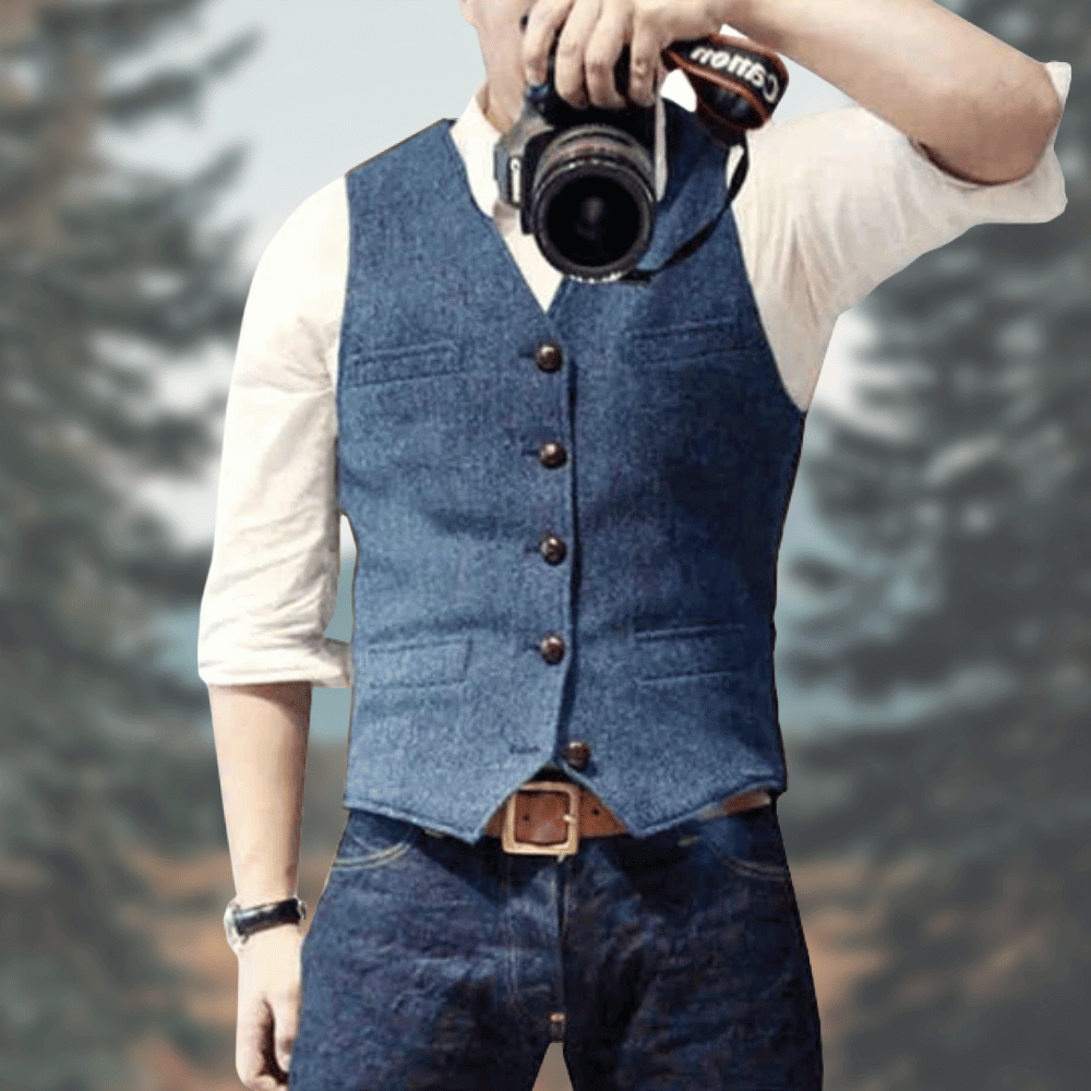 Alvin | Gilet Regolabile Senza Maniche Per Un Look Chic 
