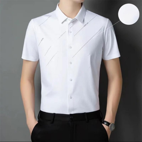 Clément | Camisa Fluida Premium con Acabado Satinado 