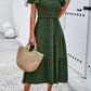 Sophie | Bohème Chic Kleid mit kurzen Ärmeln 