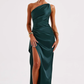 Naïs | Asymmetrical Long Evening Dress with Slit 