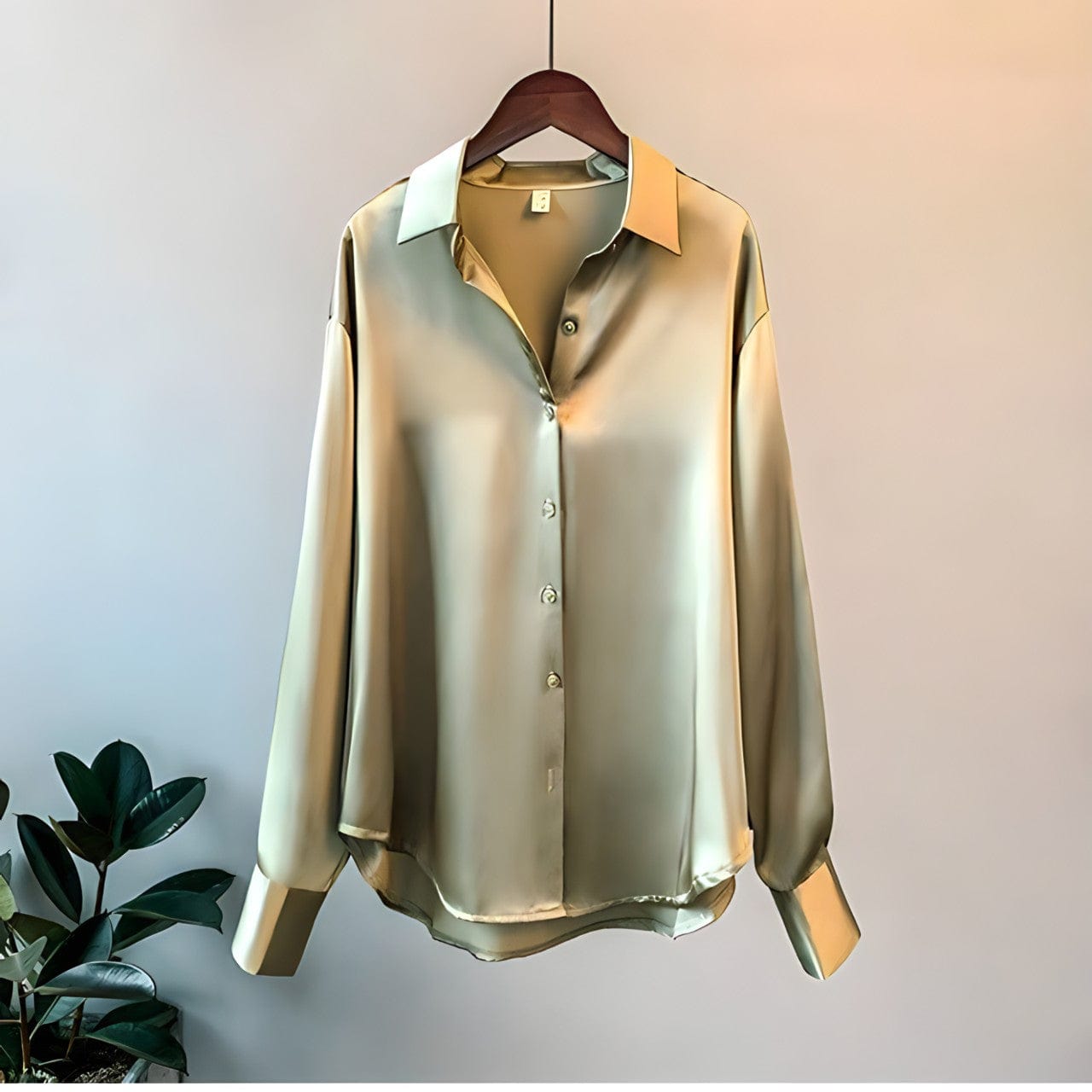 Emilie | Chic og Allsidig Bluse – Strukturert og Moderne Silhuett 