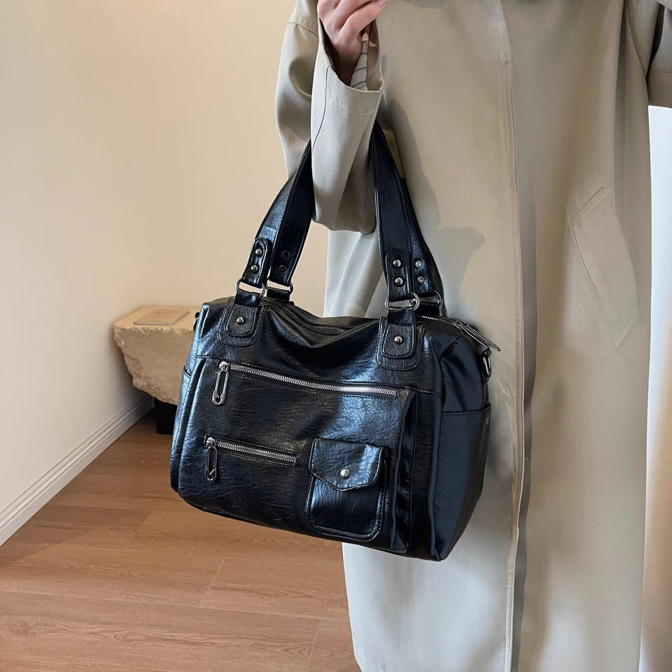 Amaya | Geantă de curs cu umăr – Eleganță și confort zilnic 
