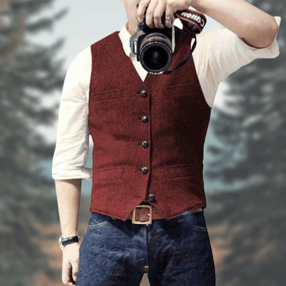 Alvin | Gilet Regolabile Senza Maniche Per Un Look Chic 