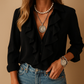 Honorine | Blusa Con Volantes Y Escote Femenino 