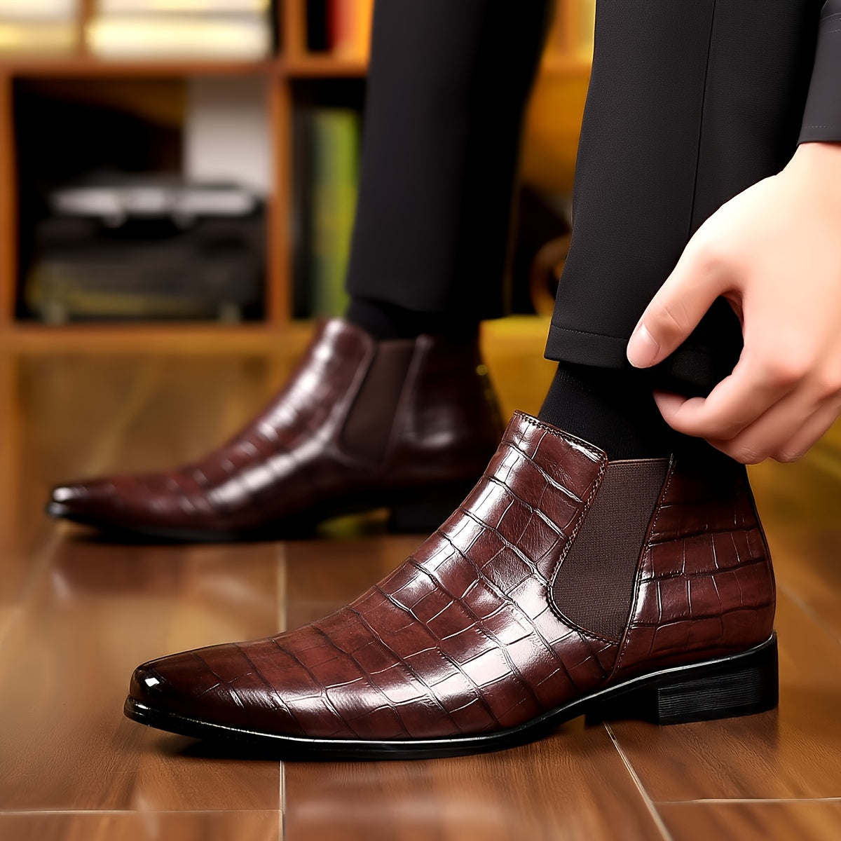 Quentin | Chelsea Boots Pre mužov – Luxus a lesk 