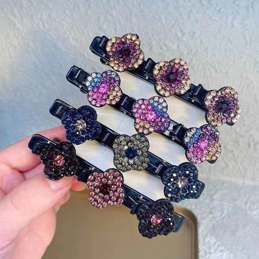 Josée | Horquilla de Flores con Strass Elegante 