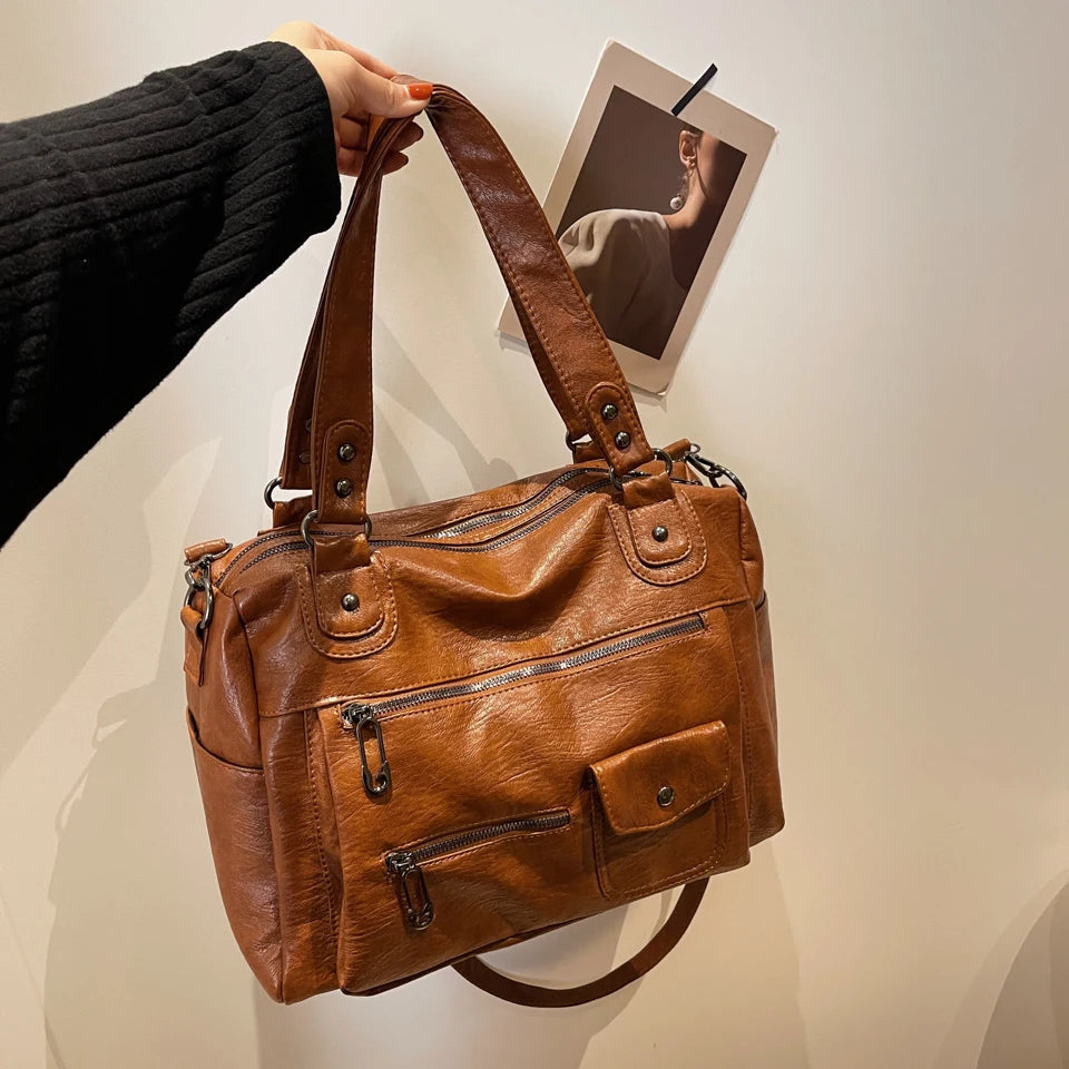 Amaya | Geantă de curs cu umăr – Eleganță și confort zilnic 