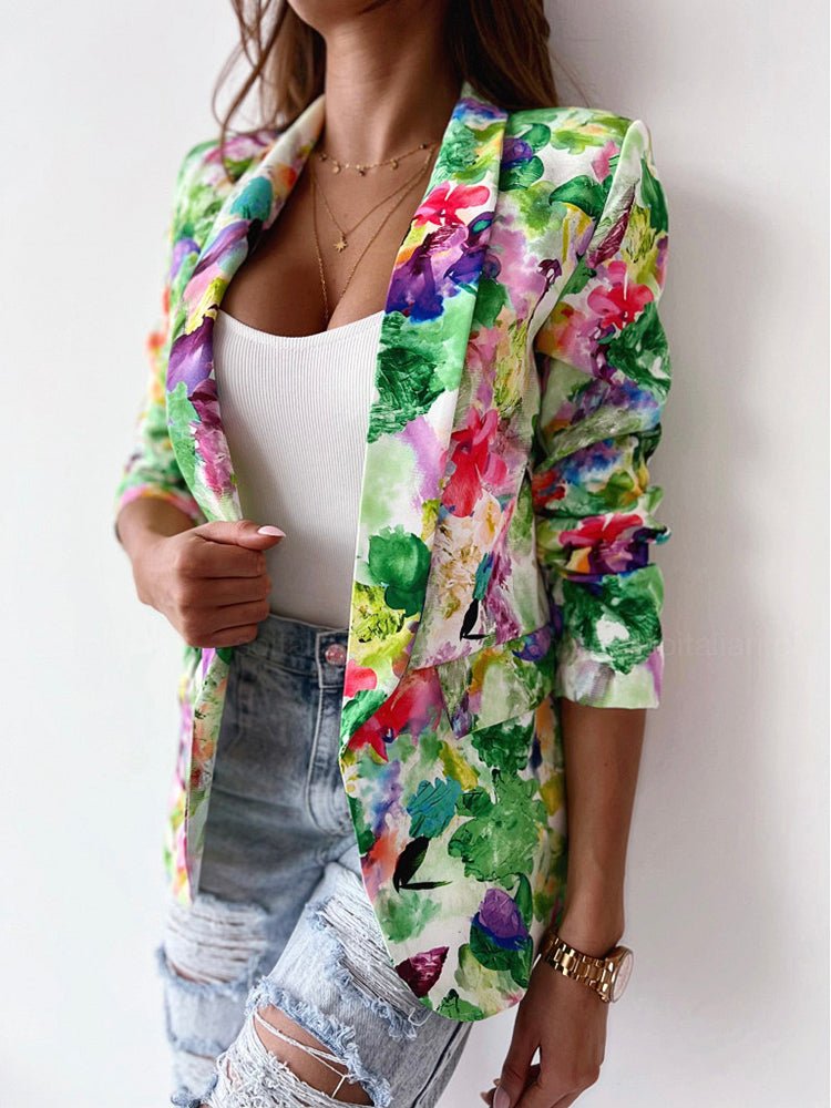 Josephine | Colored Jacket – Trendy and Dynamic Elegance 
